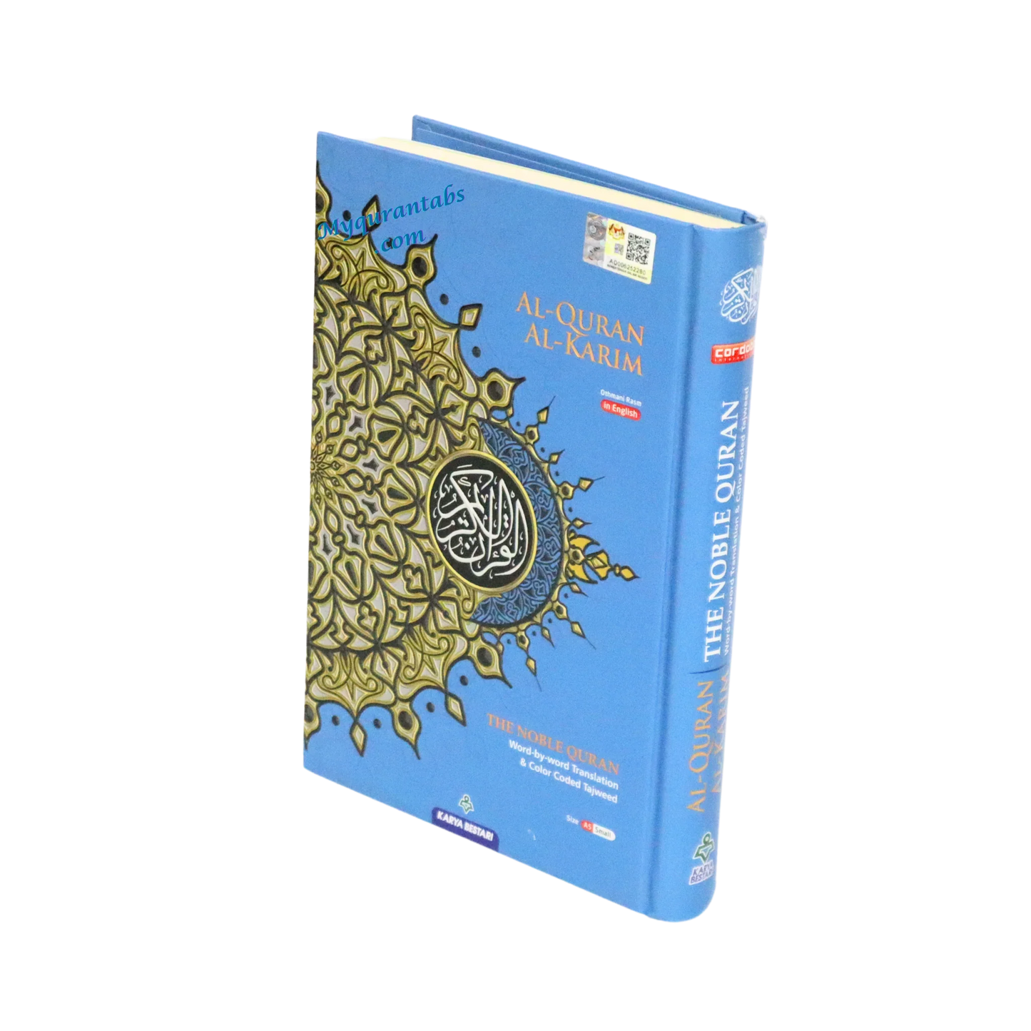 Al-Quran Al-Kareem Maqdis Word-By-Word Translation & Color Coded Tajweed (Arabic-English)Maqdis Quran – The Noble Quran - Small Size A5 - Al Bayan Quran Tabs
