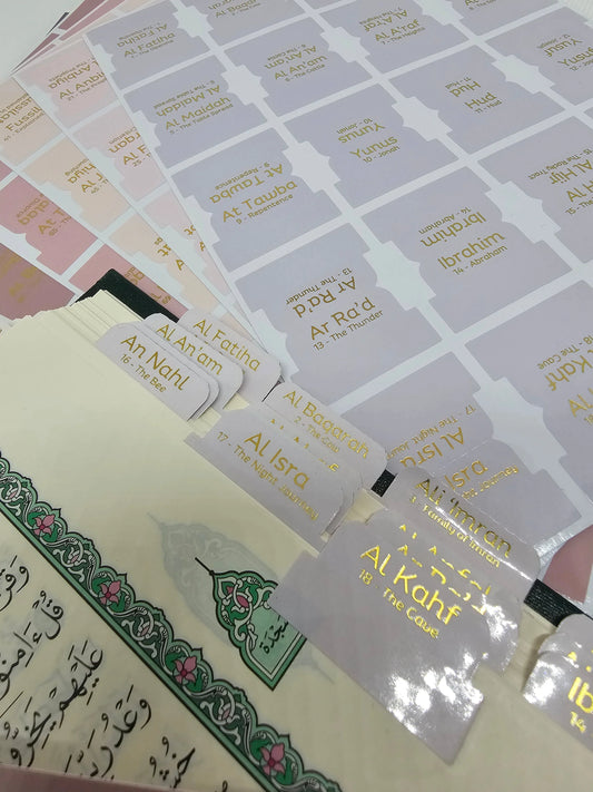 Al Bayan Quran Tabs (Pastels) - Al Bayan Quran Tabs