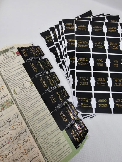 Al-Bayan Quran Tabs - Black - Al Bayan Quran Tabs