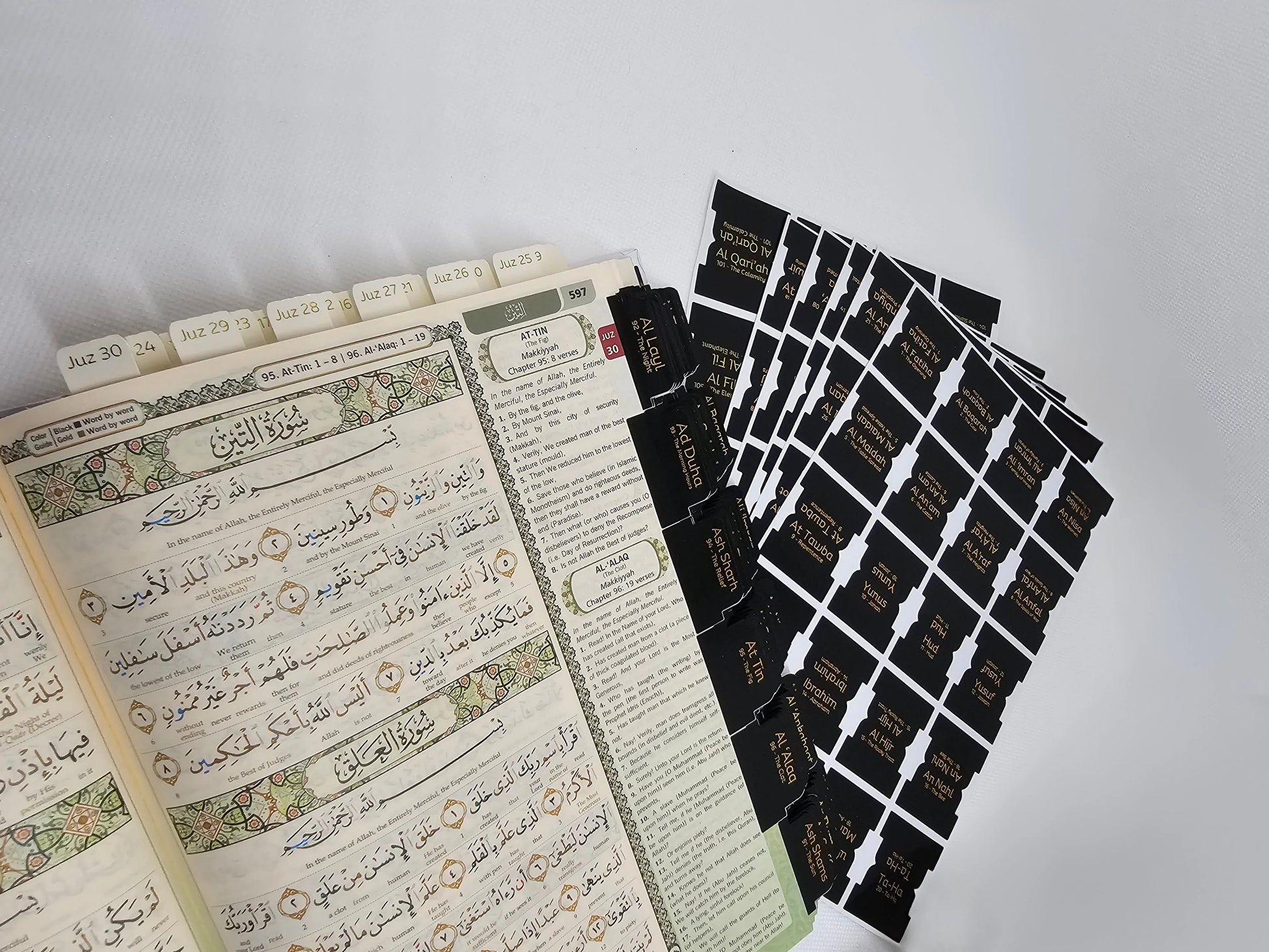 Al-Bayan Quran Tabs - Black - Al Bayan Quran Tabs