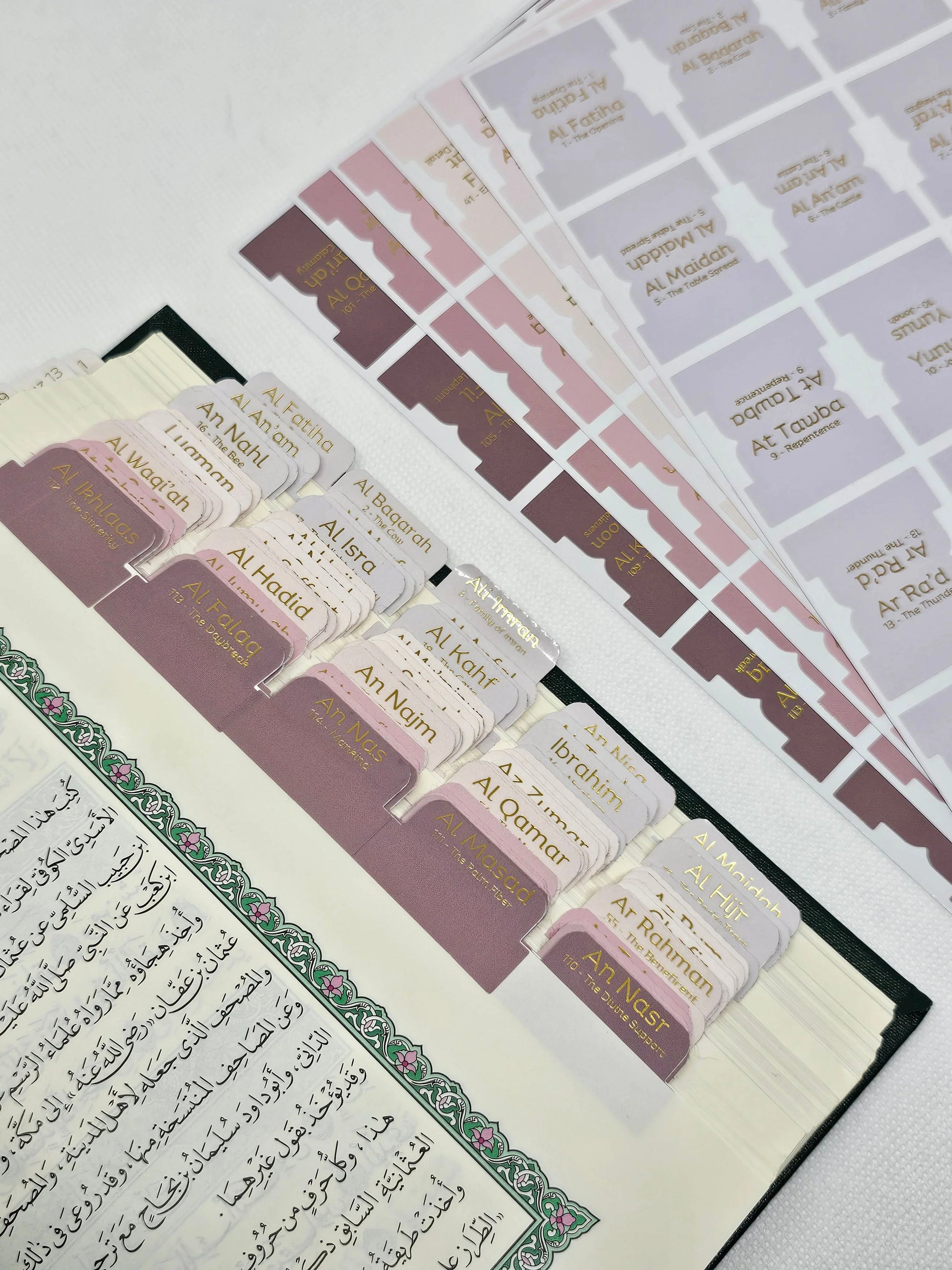 Al Bayan Quran Tabs (Pastels) - Al Bayan Quran Tabs