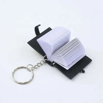 Mini Quran with Keychain – Black/Silver - Al Bayan Quran Tabs