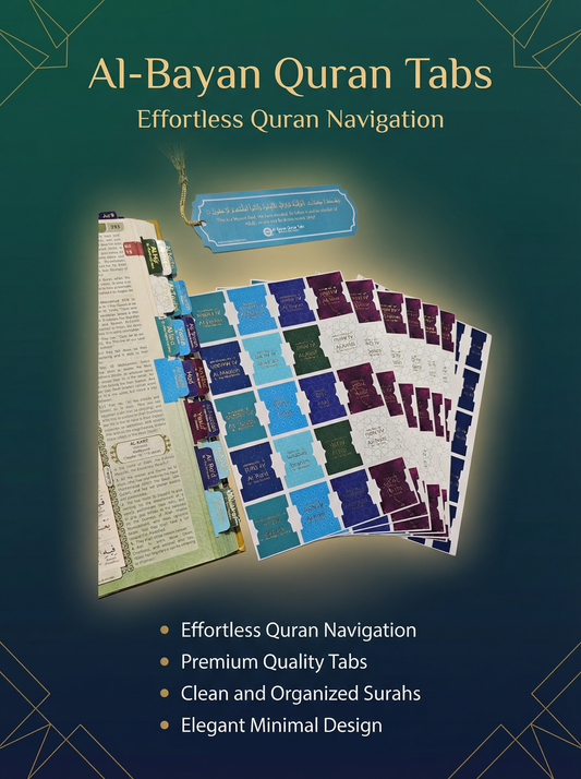 Al Bayan Quran Tabs (Vibrant Colors)